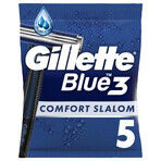 Бритва для гоління GILLETTE Blue 3 Comfort Slalom одноразова 5 шт: ціни та характеристики