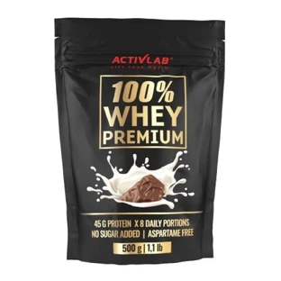 Протеин ActivLab 100% Whey Premium, шоколад, 500 г