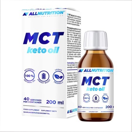 Передтренувальний комплекс Allnutrition MCT keto oil, 200 мл