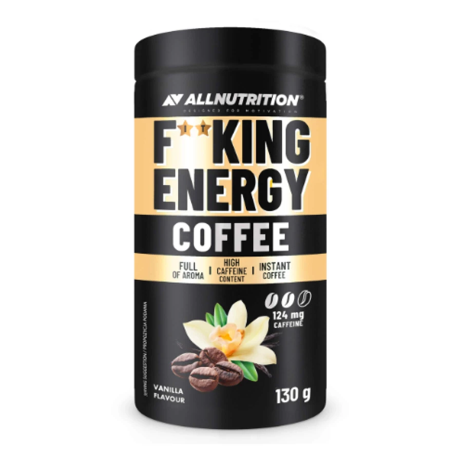 Кава Allnutrition Fitking Delicious Energy Coffee Vanilla, 130 г: ціни та характеристики