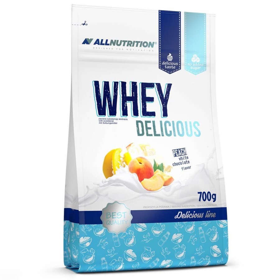 Протеїн Allnutrition Whey Delicious Strawberry Ice Cream, 700 г: ціни та характеристики