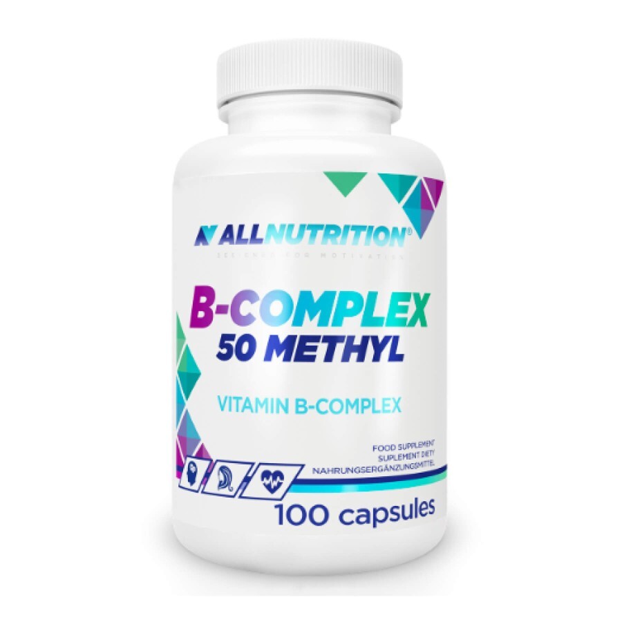 В-комплекс Allnutrition B-Complex 50 Methyl, 100 капс.: цены и характеристики
