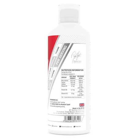Предтренировочный комплекс DY Nutrition Muscle Force PWO Liquid Orange, 500 мл: цены и характеристики