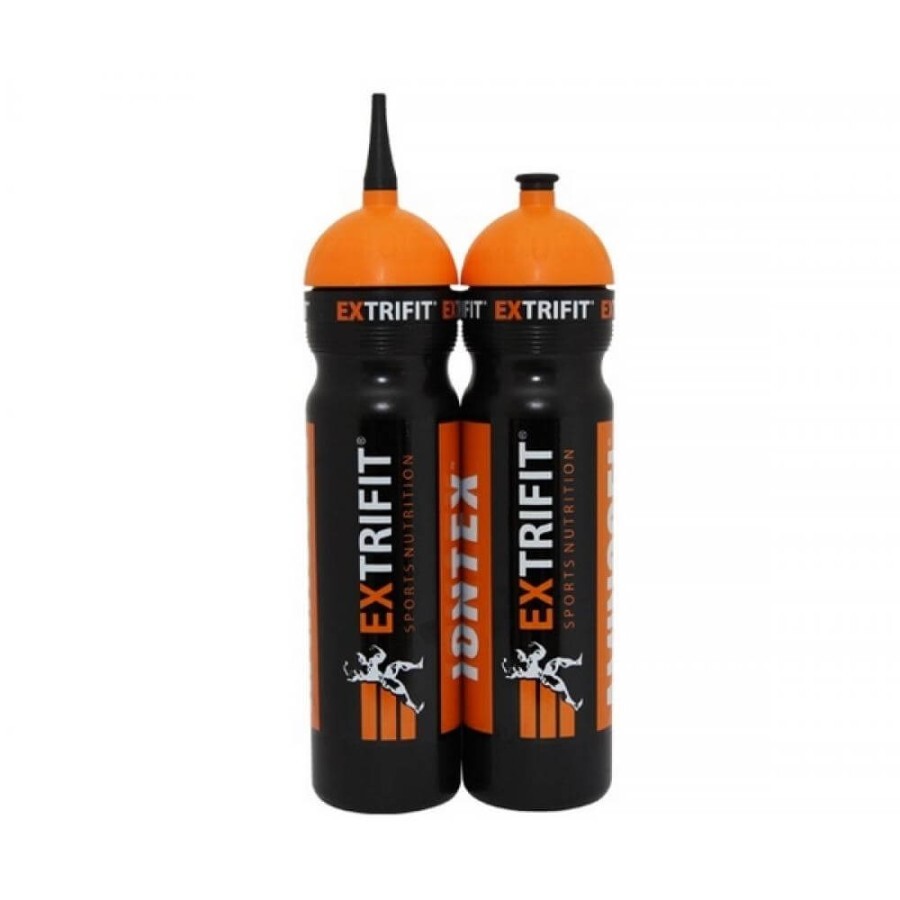 Пляшка для води Extrifit Bottle Short Nozzle Black, 1 л: ціни та характеристики