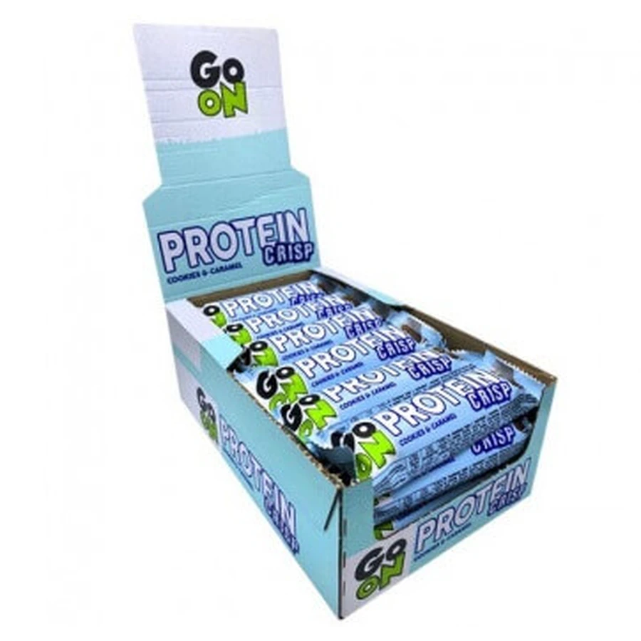 Батончик GoOn Nutrition Crisp Bar with Cookie Caramel, 24 шт. х 50 г: цены и характеристики