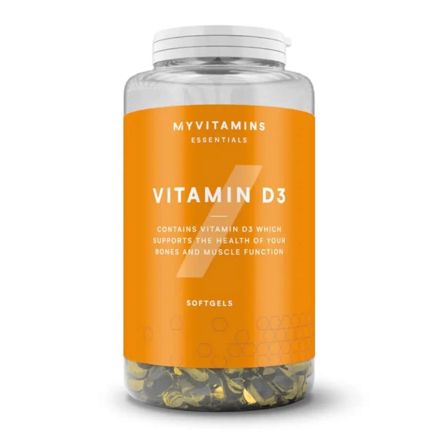 Вітамін Д3 Myprotein Vitamin D3, 180 капсул: ціни та характеристики