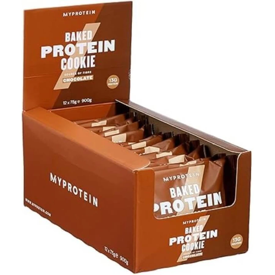Печиво Myprotein Baked Cookie Chocolate Chip 12 шт.х 75 г: ціни та характеристики