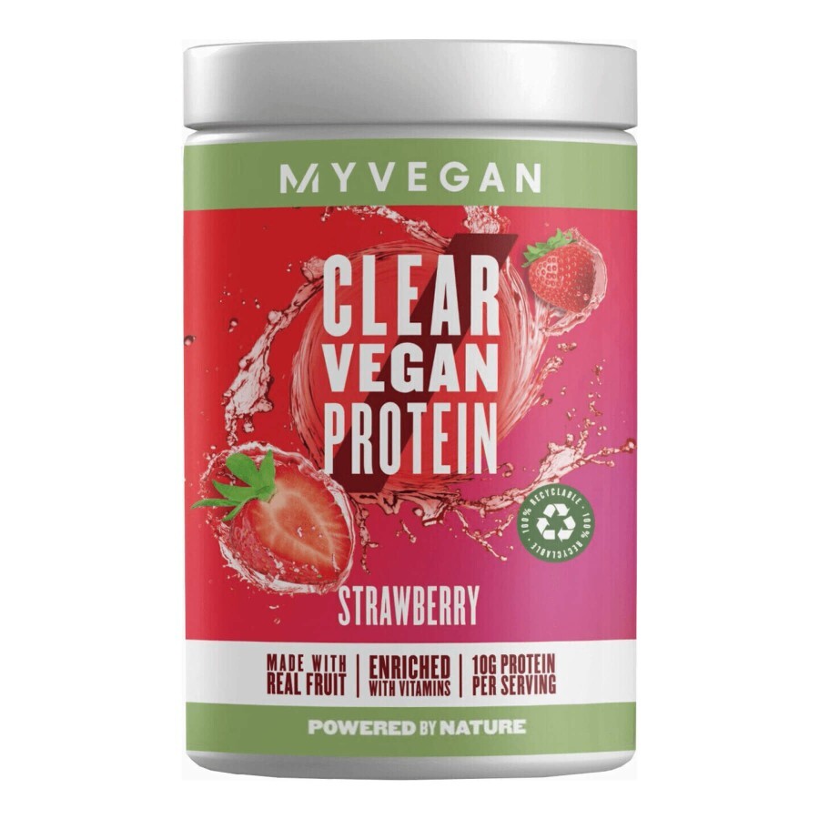 Протеїн Myprotein Clear Vegan Protein Strawberry, 320 г: ціни та характеристики