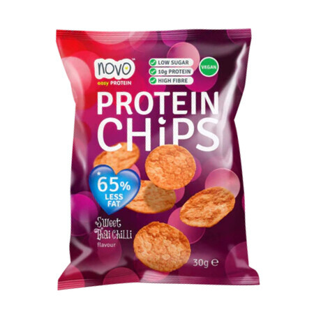 Дієтичний продукт Novo Nutrition Protein Chips Sweet Thai Chilli, 30 г