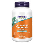 Калий Глюконат Now Foods Potassium Gluconate 99 мг, 250 таб.: цены и характеристики