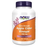 Яблочный уксус Now Foods Apple Cider Vinegar 750 мг, 180 таб.
