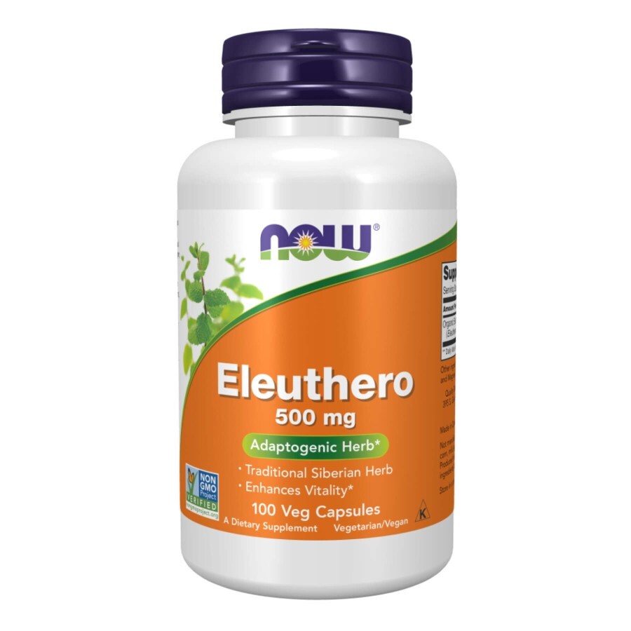 Корень женьшеня Now Foods Eleuthero 500 мг, 250 капс.: цены и характеристики