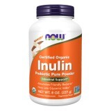 Пребіотик Now Foods Organic Inulin Powder, 227 г