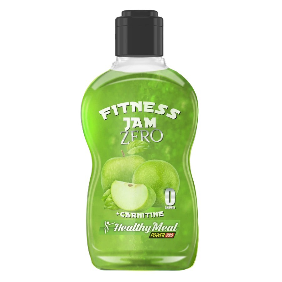 Дієтичний продукт Power Pro Fitnes Jam Sugar Free + L Carnitine Green Apple, 200 г: ціни та характеристики