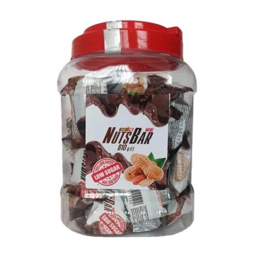 Батончик Power Pro Nuts bar LOW sugar free, 810 г: ціни та характеристики