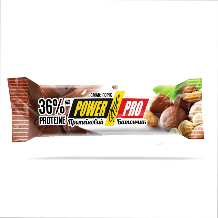 Батончик Power Pro Bar Nutella 36% Nut, 20 шт. х 60 г: ціни та характеристики