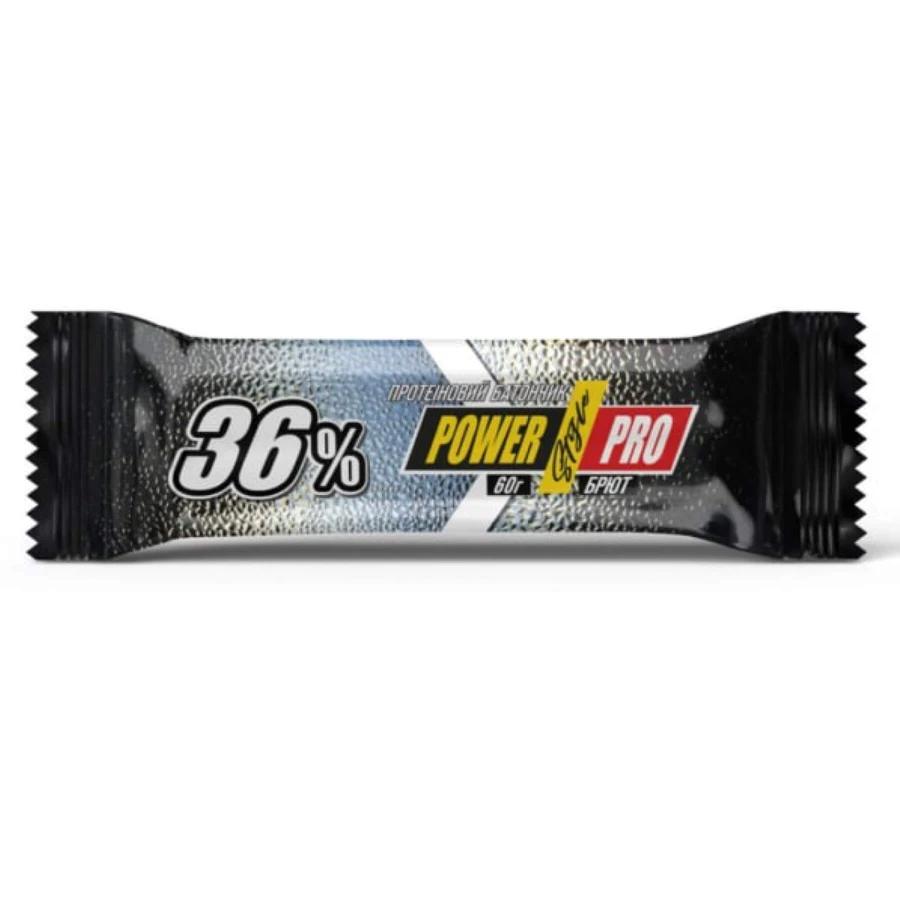 Батончик Power Pro Protein Bar 36% Brjut, 20 шт. х 60 г: ціни та характеристики