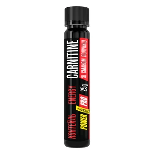 Дієтичний продукт Power Shot Carnitine Energi Strawberry, 20 шт. х 25 г