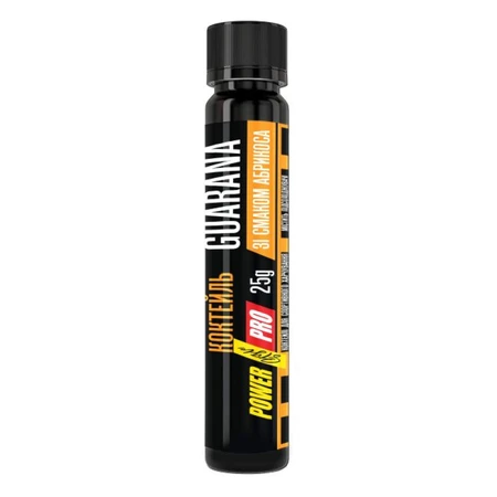 Диетический продукт Power Pro Shot Guarana Apricot, 20 шт. х 25 г: цены и характеристики