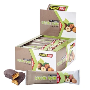 Батончик Power Pro Vegan Bar 32% protein, 20 шт. х 60 г