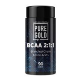 Амінокислоти Pure Gold BCAA 2-1-1, 90 капс.