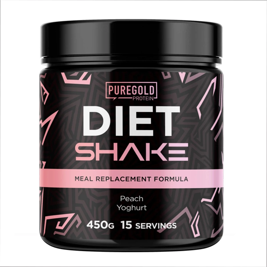 Протеїн Pure Gold Diet Shake Peach Yogurt, 450 г: ціни та характеристики