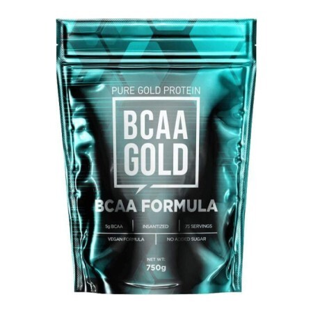 Амінокислоти Pure Gold BCAA Gold Orange, 750 г