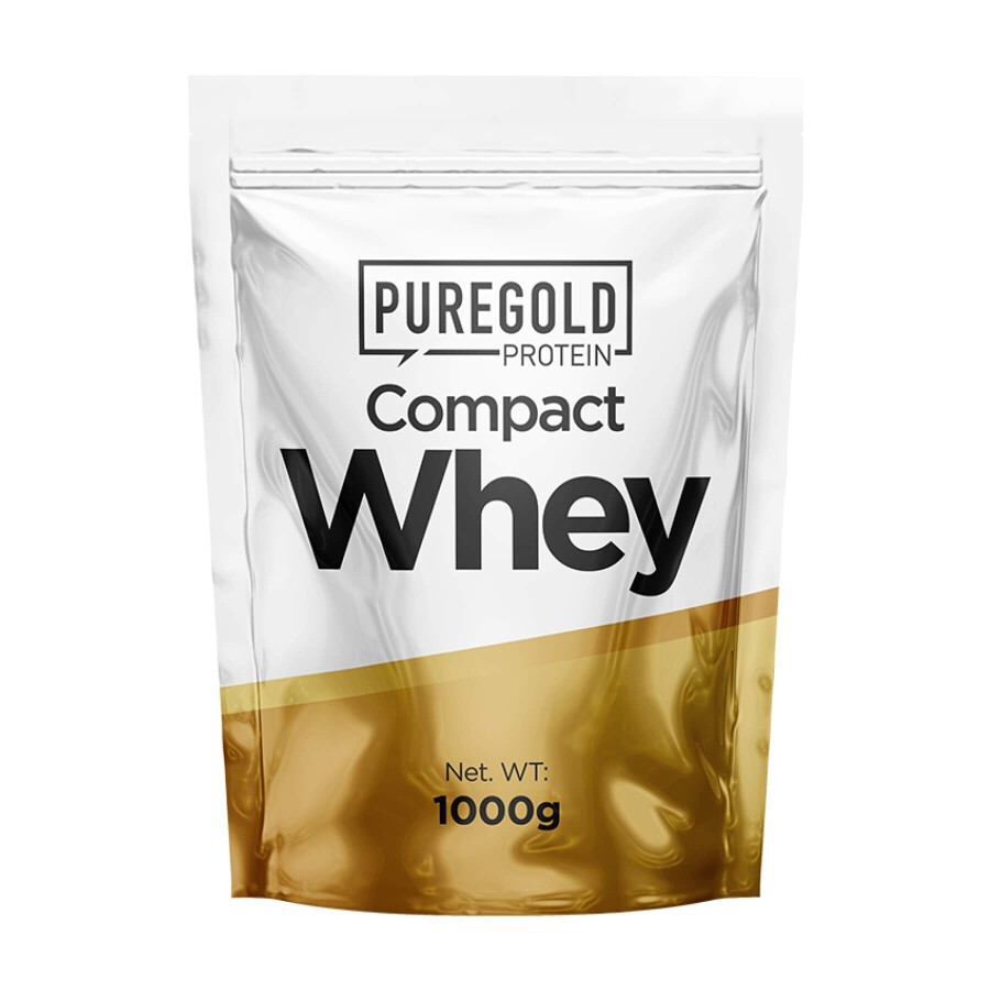 Протеїн Pure Gold Compact Whey Protein Strawberry Ice Cream, 1 кг: ціни та характеристики