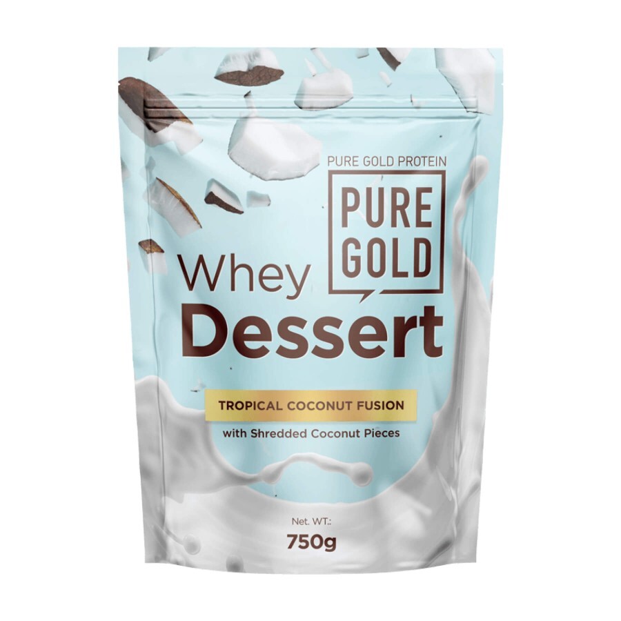 Протеїн Pure Gold Whey Dessert Tropical Coconut Fusion, 750 г: ціни та характеристики