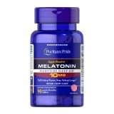 Мелатонин Puritan's Pride Quick Dissolve Melatonin 10 mg Cherry Flavor, 90 таб.