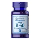 В-комплекс Puritan's Pride Vitamin B-50 Complex Timed Release, 60 каплет