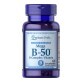 В-комплекс Puritan&#39;s Pride Vitamin B-50 Complex Timed Release, 60 каплет