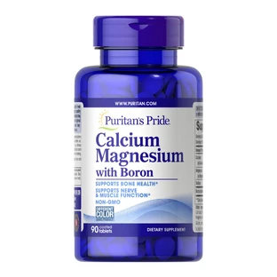 Puritan's Pride Calcium Magnesium Plus Boron, 90 таб.