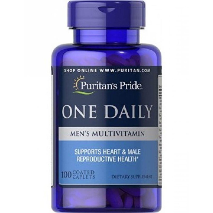 Комплекс для мужчин Puritan's Pride One Daily Men`s Multivitamin, 100 капс.: цены и характеристики