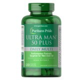 Комплекс для мужчин Puritan's Pride Ultra Man 50 Plus Daily Multi, 120 капс.
