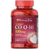 Коензим Puritan's Pride Q-SORB Co-10 100 мг Rapid Release Softgels, 120 капс.