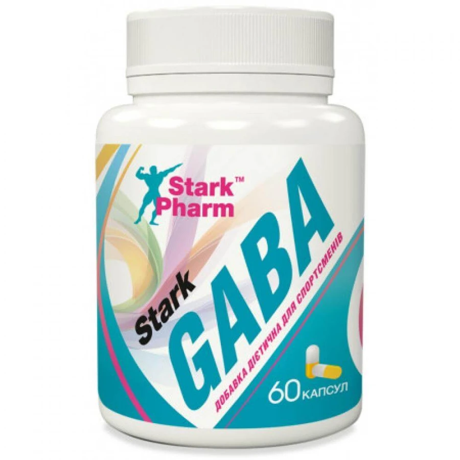 Амінокислота Stark Pharm GABA 500мг, 60 капс.: ціни та характеристики