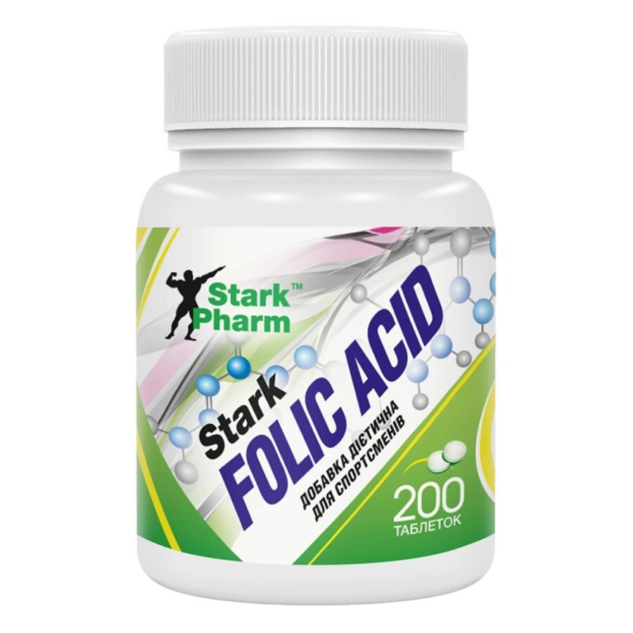 Фолієва кислота Stark Pharm Folic Acid, 200 таб.: ціни та характеристики