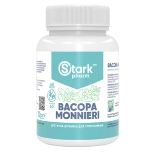 Бакопа Моньє Stark Pharm Bacopa Monnieri 500 мг, 60 капс.