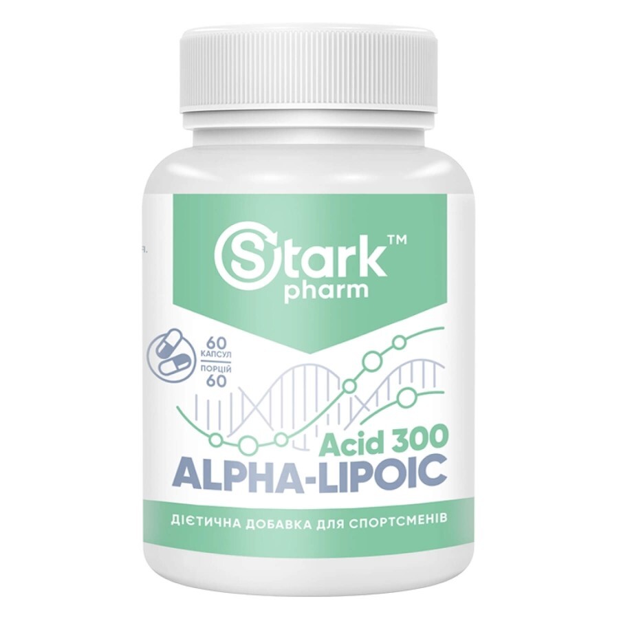 Антиоксидант Stark Pharm Alpha Lipoid Acid ( ALA ) 300 мг, 60 таб.: цены и характеристики