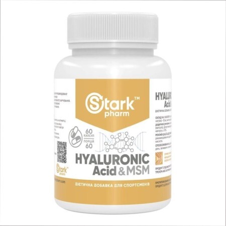 Гиалуроновая кислота Stark Pharm Hualuronic Acid & MSM 50 мг, 60 капс.
