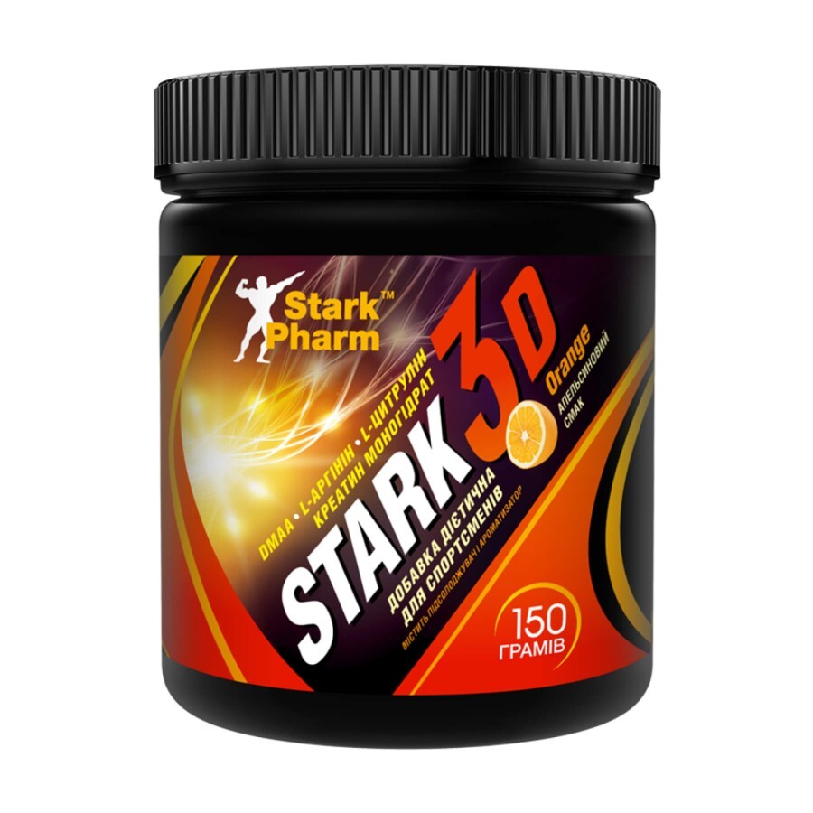 Передтренувальний комплекс Stark Pharm 3D (Strong mix DMAA/PUMP) Orange, 150 мг: ціни та характеристики