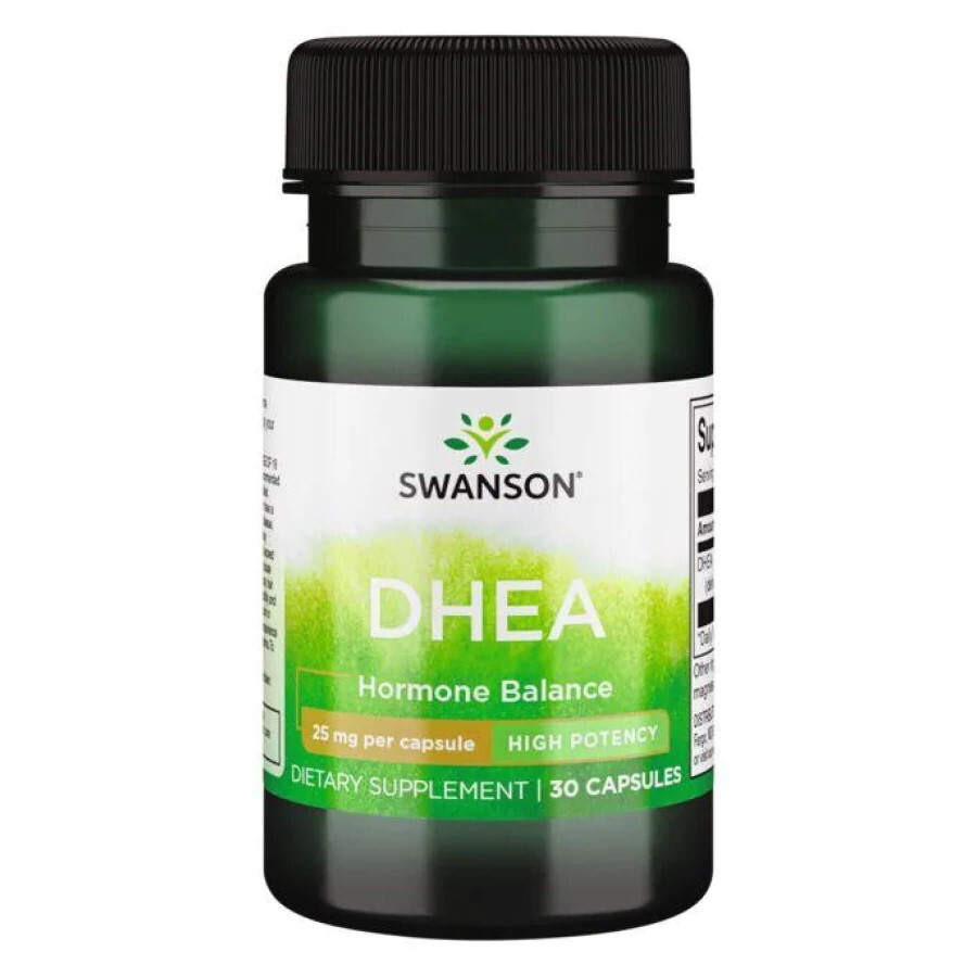 Дегідроепіандростерон (DHEA) Swanson 25 мг, 30 капс.: ціни та характеристики