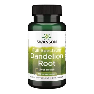 Корень одуванчика Swanson Dandelion Root 515 мг, 60 капс.