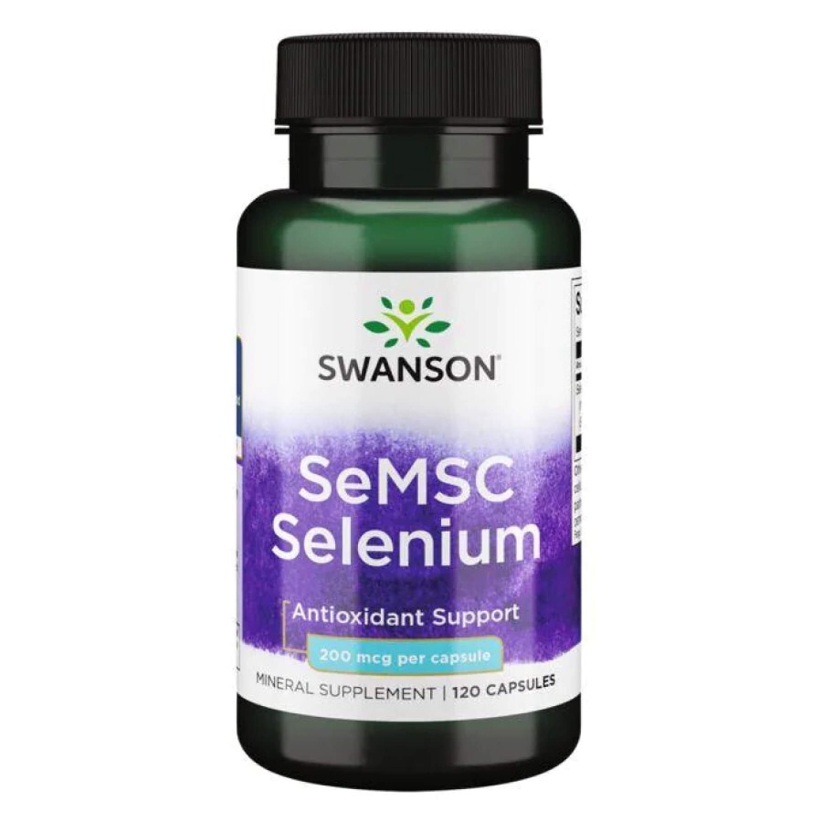 Селен Swanson SeMSC Selenium 200 мг, 120 капс.: цены и характеристики