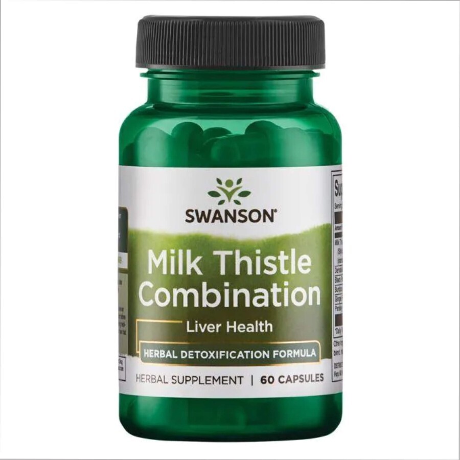 Расторопша Swanson Milk Thistle Combo, 60 капс.: цены и характеристики