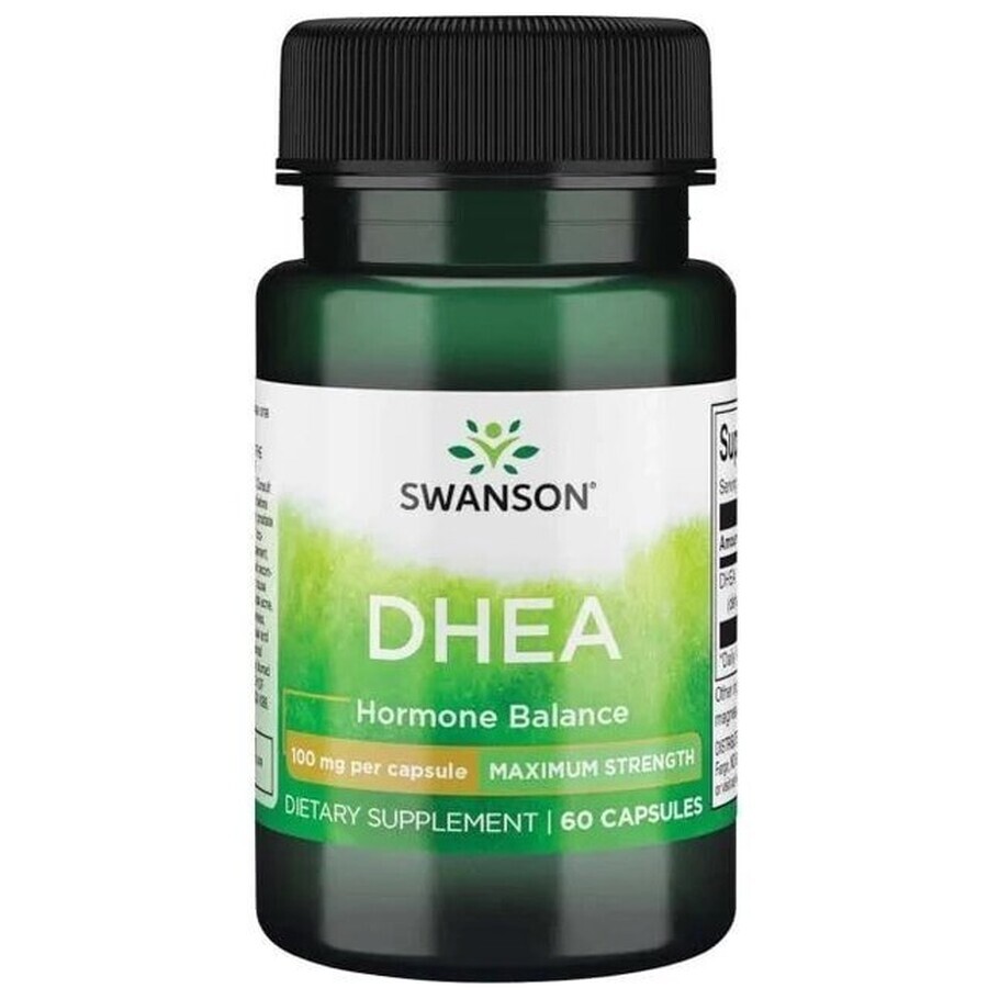 Дегидроэпиандростерон (DHEA) Swanson 100 мг, 60 капс.: цены и характеристики