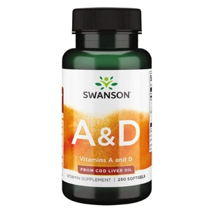 Комплекс Swanson Vitamin A D, 250 капс.