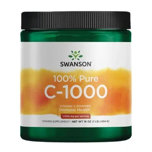 Витамин С Swanson 100% Pure Vitamin C Powder, 454 г