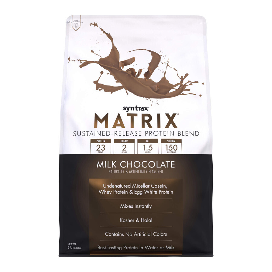 Протеин Syntrax Matrix 5.0 Milk Chocolate, 2270 г: цены и характеристики
